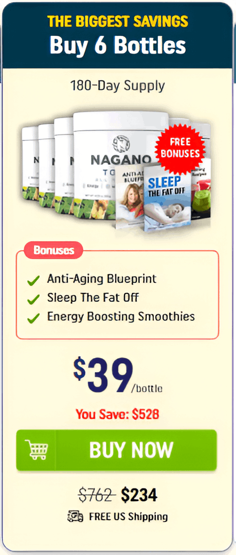 NaganoTonic 6 bottle pack